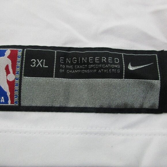 New Detroit Pistons Shirt Mens 3XL Tall White Nike NBA Basketball Sports Dri Fit - Picture 9 of 14